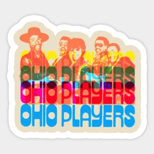 ohio players offset graphic Sticker